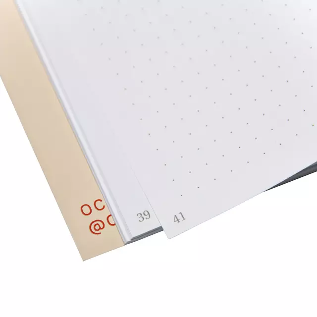 Buy your Notebook Octàgon DRAMA A5 135x200mm dots cream at QuickOffice BV