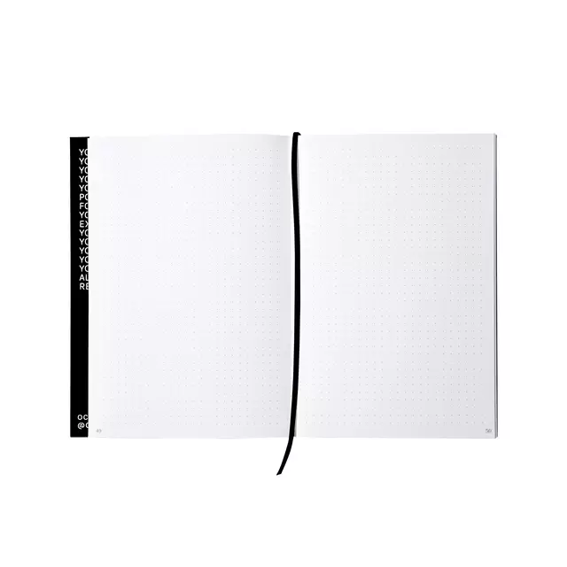 Een Notitieboek Octàgon Hurt A5 135x200mm dots zwart koop je bij L&N Partners voor Partners B.V.