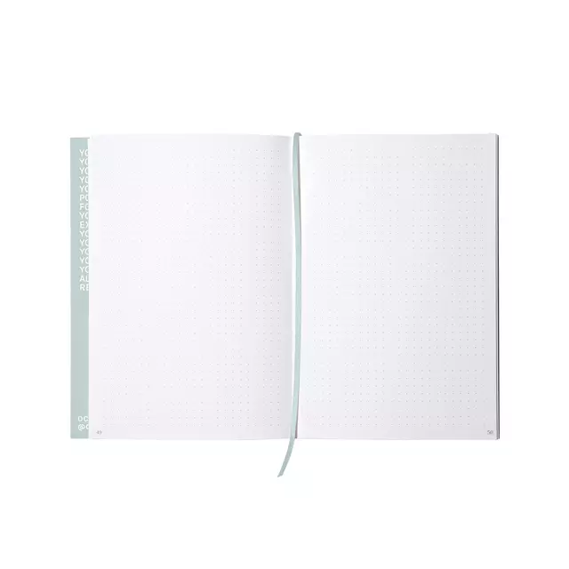 Een Notitieboek Octàgon CALM A5 135x200mm dots lichtblauw koop je bij Unimark Office B.V.