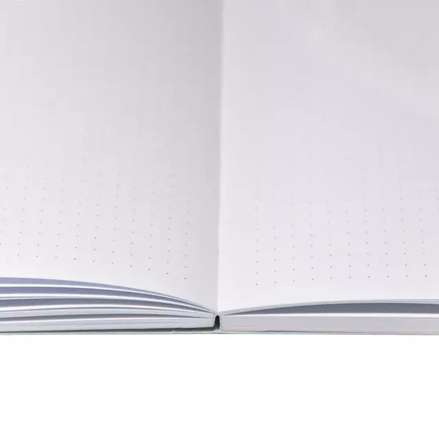 Een Notitieboek Octàgon CALM A5 135x200mm dots lichtblauw koop je bij Kantoorvakhandel van der Heijde