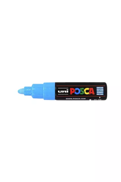 Een Verfstift Posca PC7M breed lichtblauw koop je bij EconOffice