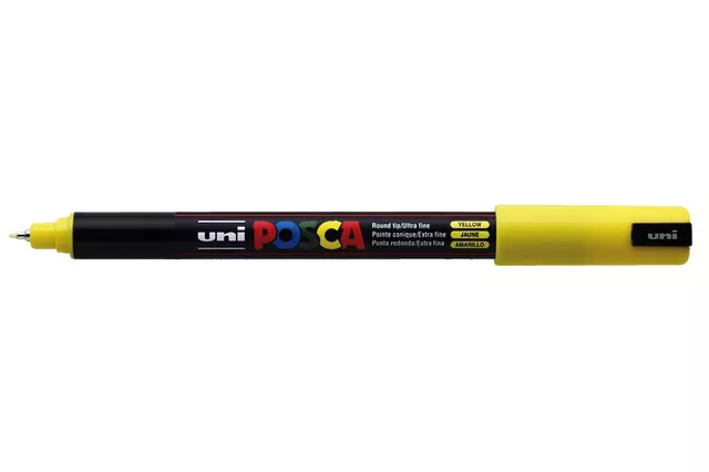 Een Verfstift Posca PC1MR extra fijn geel koop je bij EconOffice