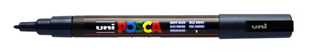 Een Verfstift Posca PC3M fijn marineblauw koop je bij EconOffice