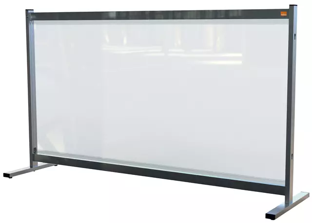 Een Bureauscherm Nobo doorzichtig PVC 1470x860mm koop je bij EconOffice
