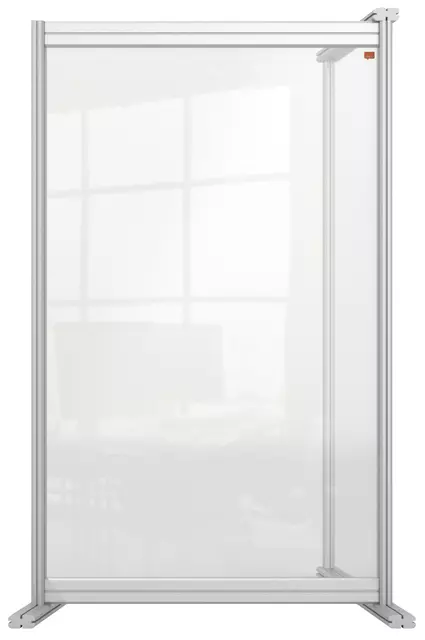 Een Bureauscherm uitbreidingspaneel Nobo Modulair transparant acryl 600x1000mm koop je bij Van Leeuwen Boeken- en kantoorartikelen