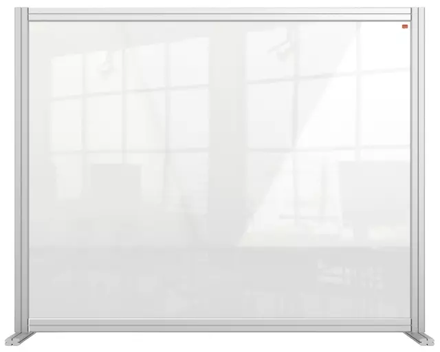 Een Bureauscherm uitbreidingspaneel Nobo modulair transparant acryl 1400x1000mm koop je bij KantoorProfi België BV