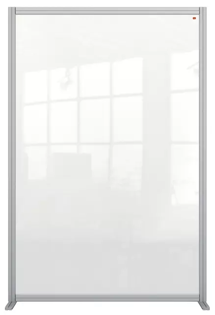 Een Scheidingswand Nobo Modulaire transparant acryl 1200x1800mm koop je bij Van Leeuwen Boeken- en kantoorartikelen