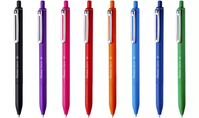 Een Balpen Pentel BX470 iZee medium roze koop je bij KantoorProfi België BV