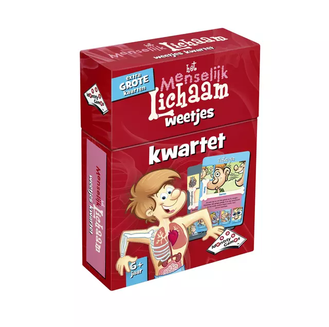 Een Kwartet menselijk lichaam weetjes koop je bij Van Hoye Kantoor BV