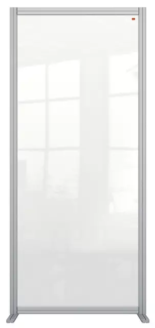 Een Scheidingswand Nobo Modulaire transparant acryl 800x1800mm koop je bij Van Leeuwen Boeken- en kantoorartikelen