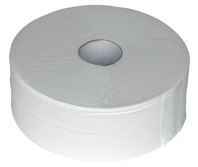 Een Toiletpapier Euro Products P4 maxi jumbo 2l 380m wit 240038 koop je bij MV Kantoortechniek B.V.