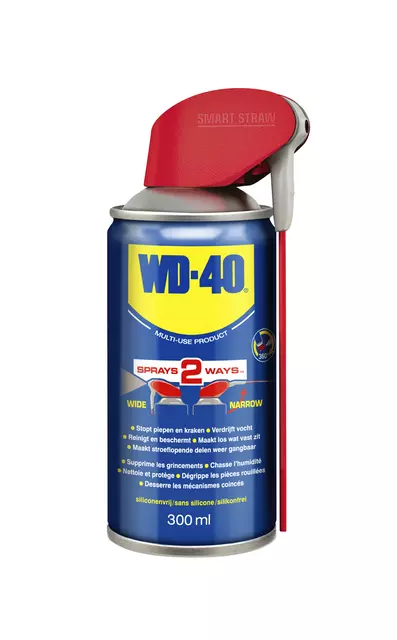 Een Spray multi-use WD-40 Smart Straw 300ml koop je bij Van Leeuwen Boeken- en kantoorartikelen