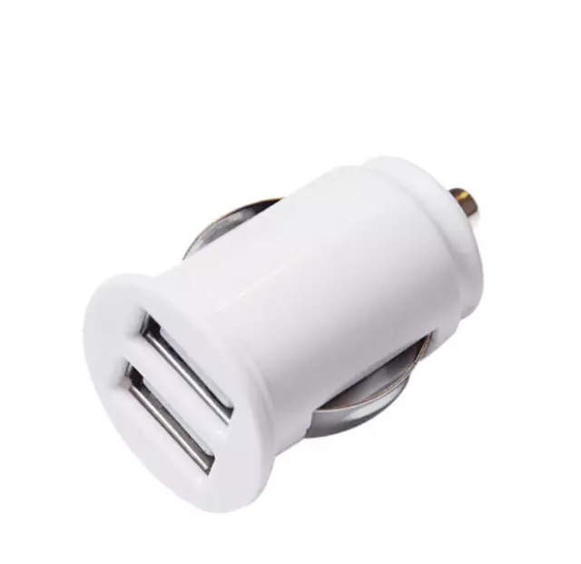Een Autolader Green Mouse USB-A 2X 2.4A wit koop je bij L&N Partners voor Partners B.V.