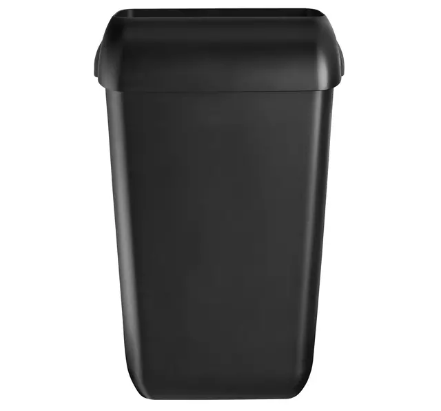 Een Poubelle Euro QuartzLine 23 litres noir koop je bij Van Hoye Kantoor BV