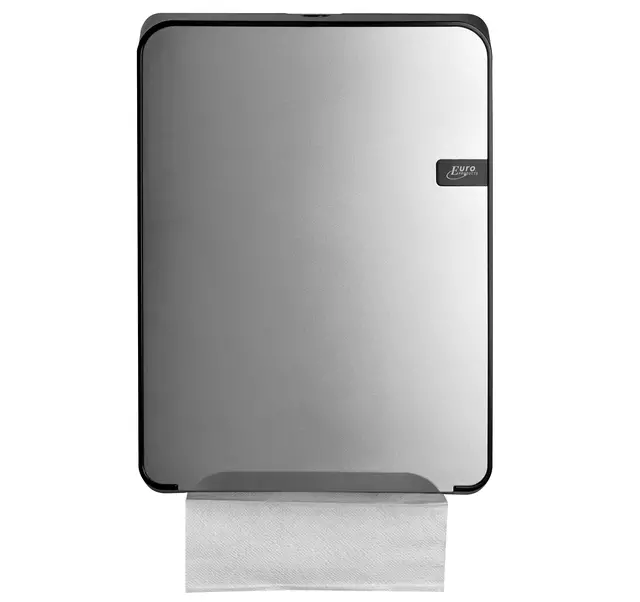 Een Handdoekdispenser QuartzLine Q8 zilver 441192 koop je bij Totaal Kantoor Goeree