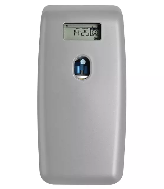 Een Luchtverfrisserdispenser QuartzLine Q23 automatische spray zilver 448591 koop je bij Van Leeuwen Boeken- en kantoorartikelen