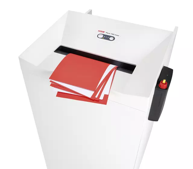 Buy your Paper shredder HSM Pure 740 max chips 4.5x30mm at QuickOffice BV