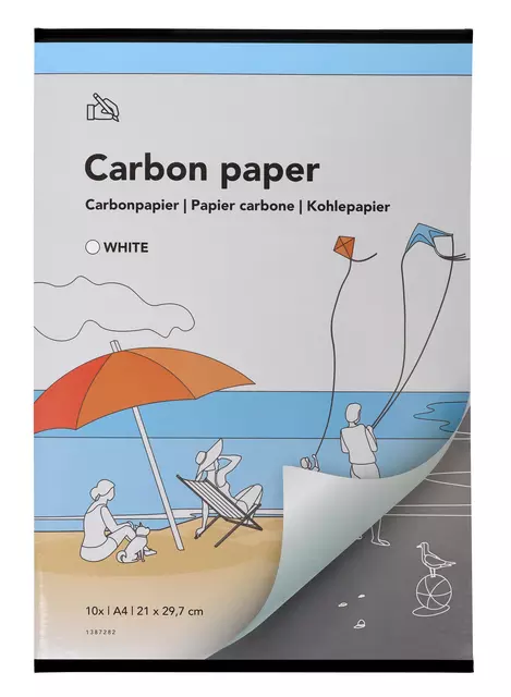 Een Carbonpapier Qbasic A4 21x29,7cm 10x wit koop je bij KantoorProfi België BV