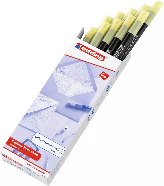 Buy your Fineliner edding 1200 fine honey melon at QuickOffice BV