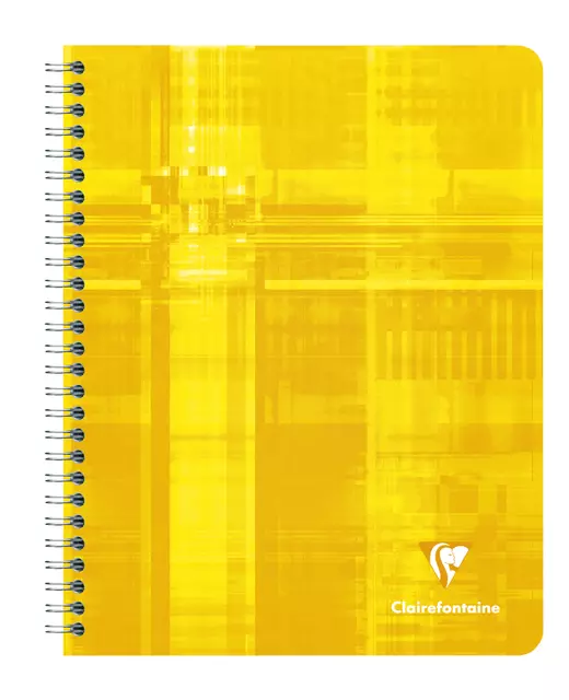 Een Schrift Clairefontaine A5+ ruit 5x5mm 120 pagina's 90gr assorti koop je bij EconOffice
