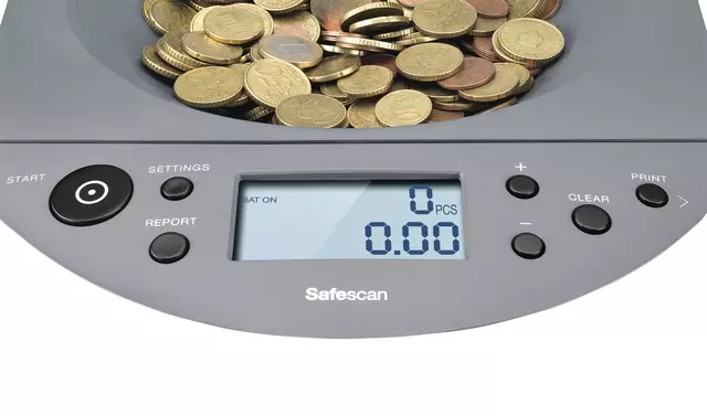 Een Geldtelmachine Safescan 1450 Grijs koop je bij Totaal Kantoor Goeree