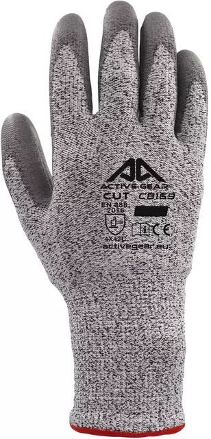 Een Handschoen ActiveGear snijbestendig grijs 8/M koop je bij Unimark Office B.V.