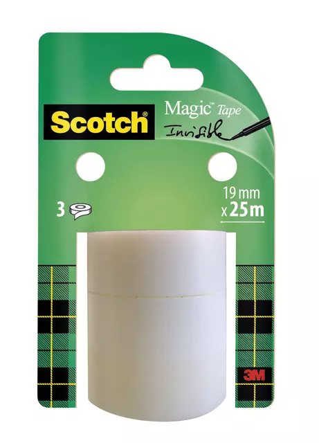 Een Plakband Scotch Magic 819 19mmx25m onzichtbaar koop je bij EconOffice