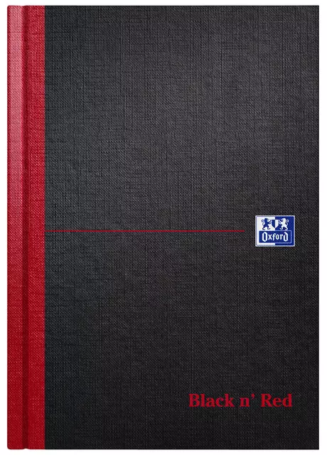 Een Notitieboek Oxford Black n' Red A5 96vel lijn koop je bij MV Kantoortechniek B.V.