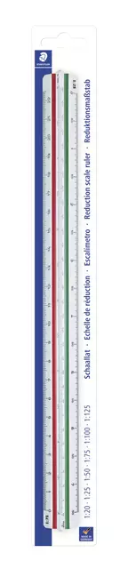 Buy your Scale ruler Staedtler 561 300mm plastic white at QuickOffice BV