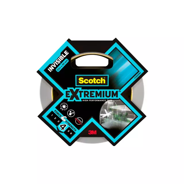 Een Plakband Scotch Extremium invisible 48mmx20m koop je bij Van Leeuwen Boeken- en kantoorartikelen
