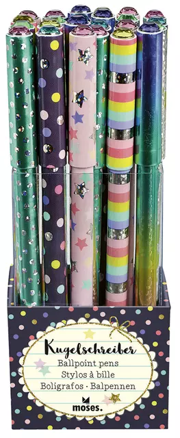 Een Stylo bille Flowers & Friends assorti 6 pièces koop je bij Van Hoye Kantoor BV