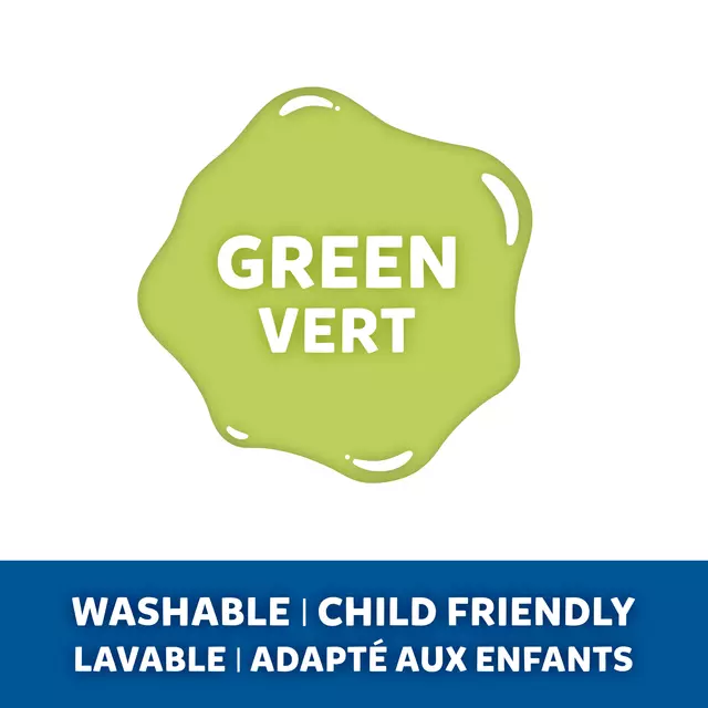 Een Kinderlijm Elmer's transparant groen koop je bij Totaal Kantoor Goeree