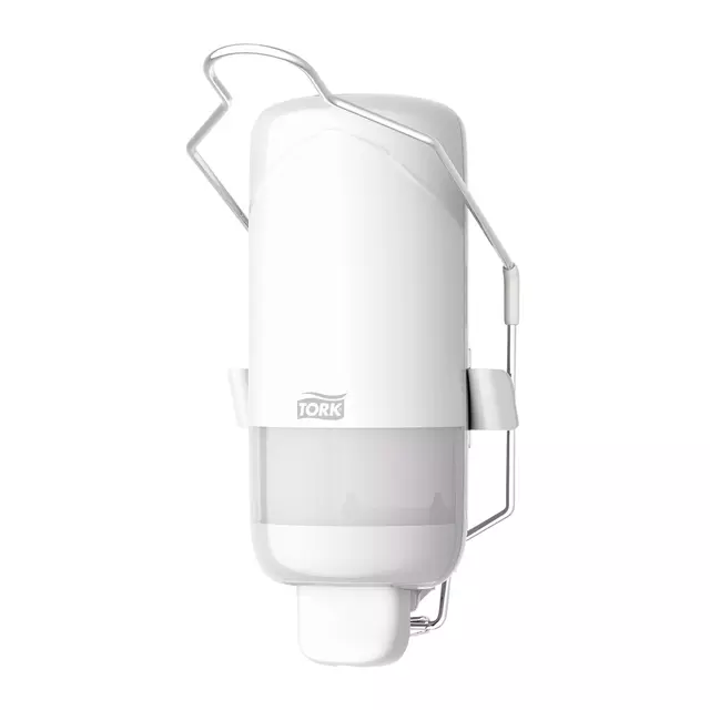 Een Zeepdispenser Tork met armbeugel S1 Elevation Vloeibare zeep wit 560101 koop je bij L&N Partners voor Partners B.V.