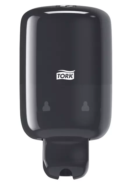Een Zeepdispenser Tork Mini S2 Elevation compact design zwart 561008 koop je bij KantoorProfi België BV
