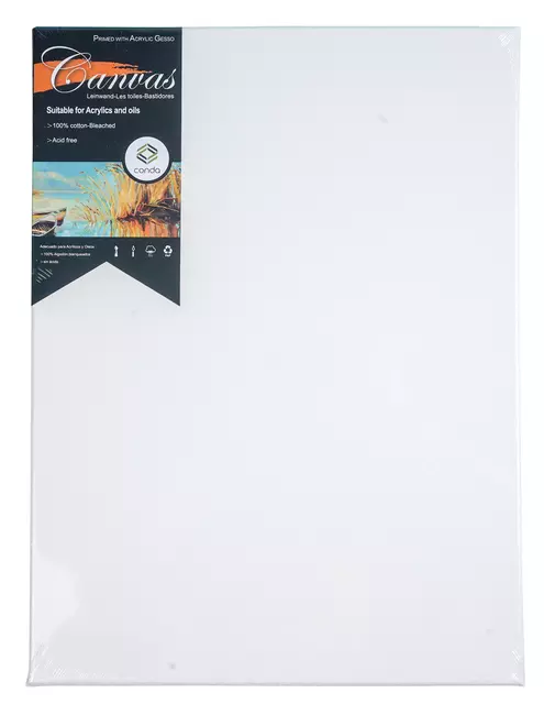 Een Canvas Conda 30 x 40 cm gebleekt katoen koop je bij KantoorProfi België BV