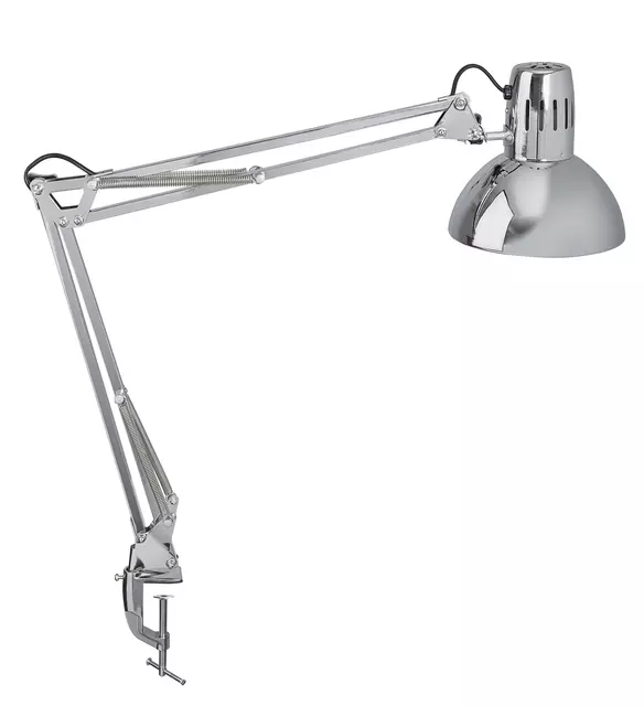 Bureaulamp MAUL Study met tafelklem chroom excl. LED lamp