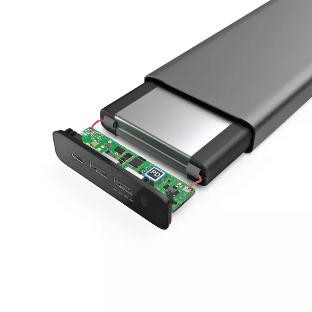 Een Powerbank Hama USB-C 26.800 mAh 5-20V/60W zwart koop je bij Totaal Kantoor Goeree