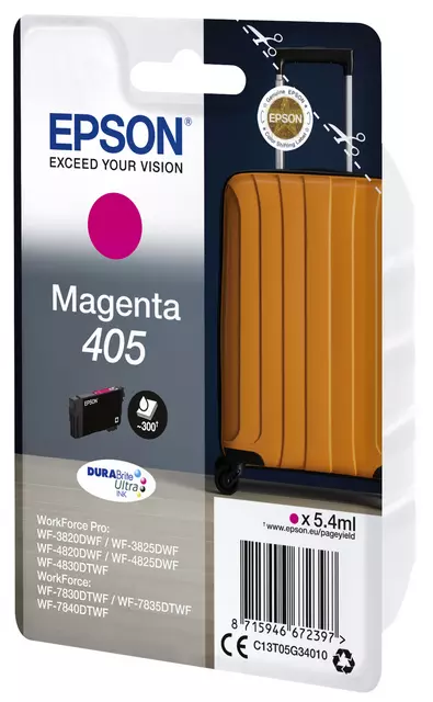 Een Inktcartridge Epson 405 T05G34 rood koop je bij QuickOffice BV