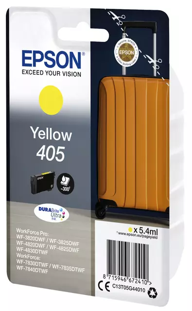 Een Inktcartridge Epson 405 T05G44 geel koop je bij KantoorProfi België BV
