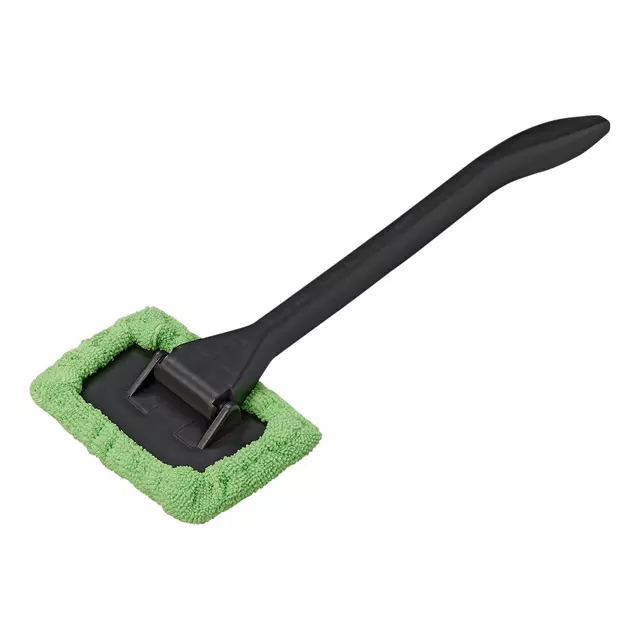 Een Ruitenpoetser ProPlus microvezel zwart/groen 34cm koop je bij EconOffice