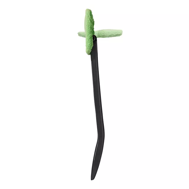 Een Ruitenpoetser ProPlus microvezel zwart/groen 34cm koop je bij Totaal Kantoor Goeree