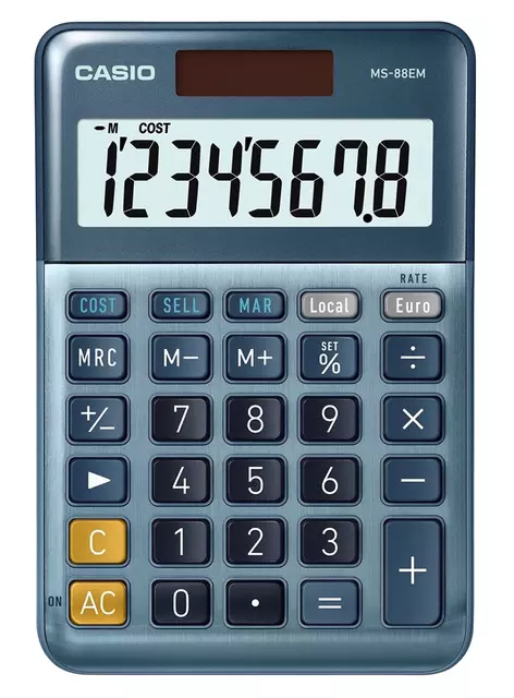 Een Rekenmachine Casio MS-88EM koop je bij EconOffice