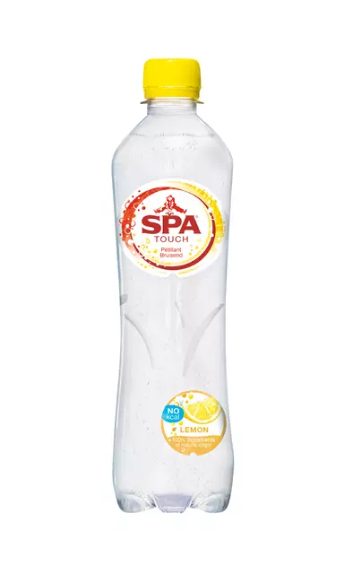 Een Water Spa Touch sparkling lemon petfles 500ml koop je bij Alles voor uw kantoor