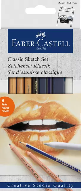 Buy your Graphite pencils Faber-Castell Goldfaber classic 6-piece at QuickOffice BV