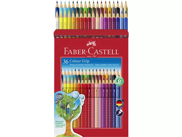 Een Kleurpotloden Faber-Castell 2001 assorti set à 36 stuks koop je bij Van Hoye Kantoor BV