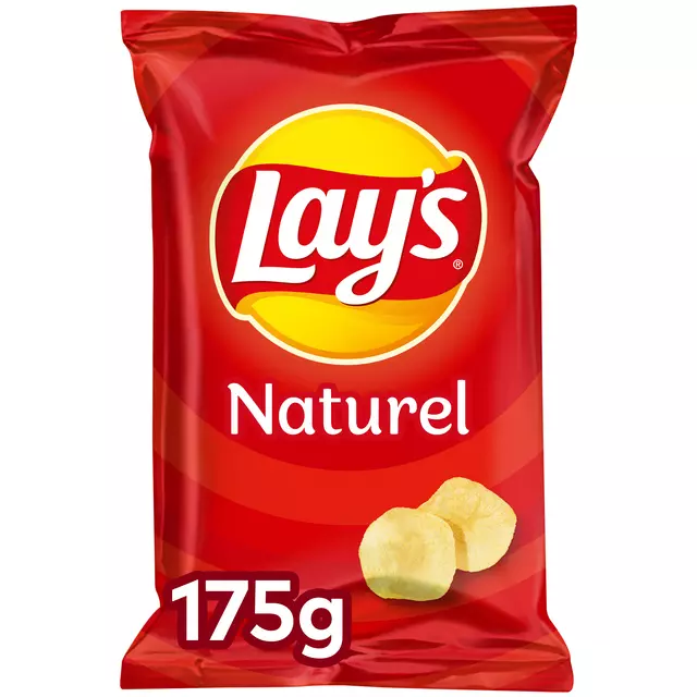 Een Chips Lay's naturel 175 gram koop je bij Totaal Kantoor Goeree