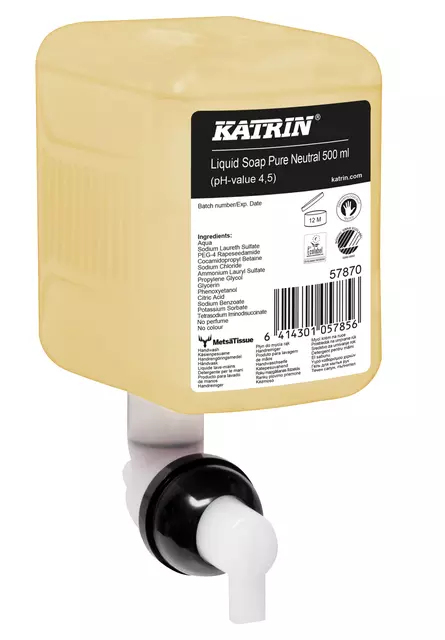 Een Handzeep Katrin Clean 500ml 57870 koop je bij EconOffice