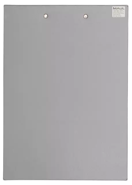Een Klembord MAUL A4 staand PVC zilvergrijs koop je bij Goedkope Kantoorbenodigdheden