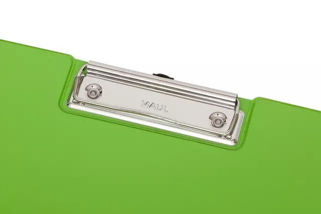 Een Klembordmap MAUL A4 staand met penlus PVC neon groen koop je bij KantoorProfi België BV