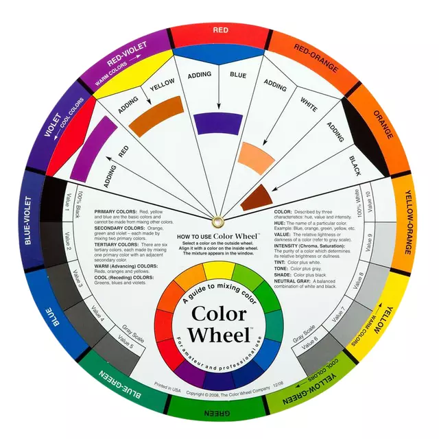 Een Kleurenwiel The Color Wheel Company 13cm koop je bij L&N Partners voor Partners B.V.